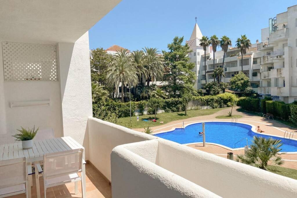 Blue Marina - Terraza, Piscina Y Wifi Gratis Appartement Roses Buitenkant foto